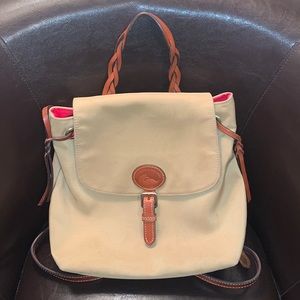 Doony & Bourke Nylon Flap Backpack in Khaki